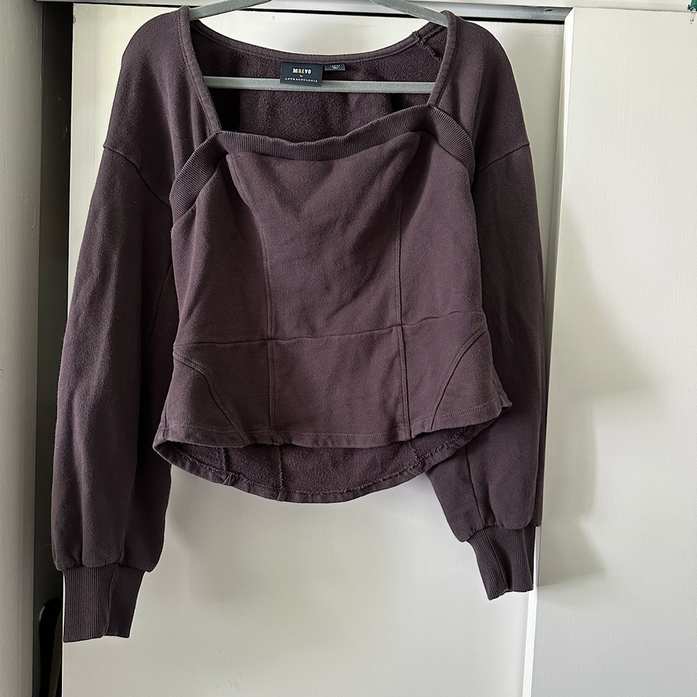 Mauve by Anthropologie Cotton Pullover